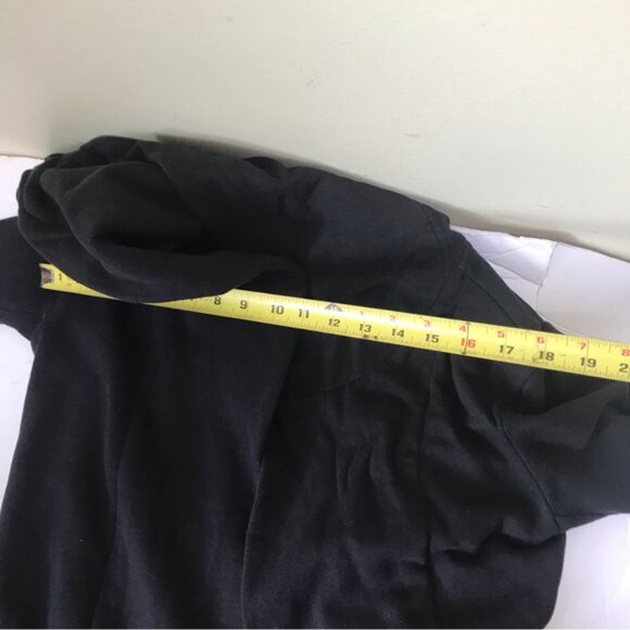ARITZIA Community Cotton Open Hood Wrap Cardigan Oversize Jacket Sweatshirt Belt - Picture 13 of 16
